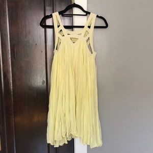 Free People yellow sundress! Size XS.